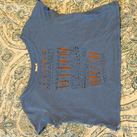 Aerie Blue Crop Top - Picture 1 of 7